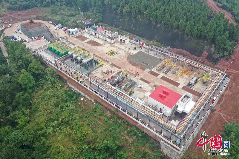 川中油气矿致密气金浅5H井区浅冷集气站全面建成投运